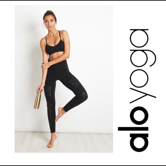 Alo yoga Moto leggings S - Picture 2 of 16